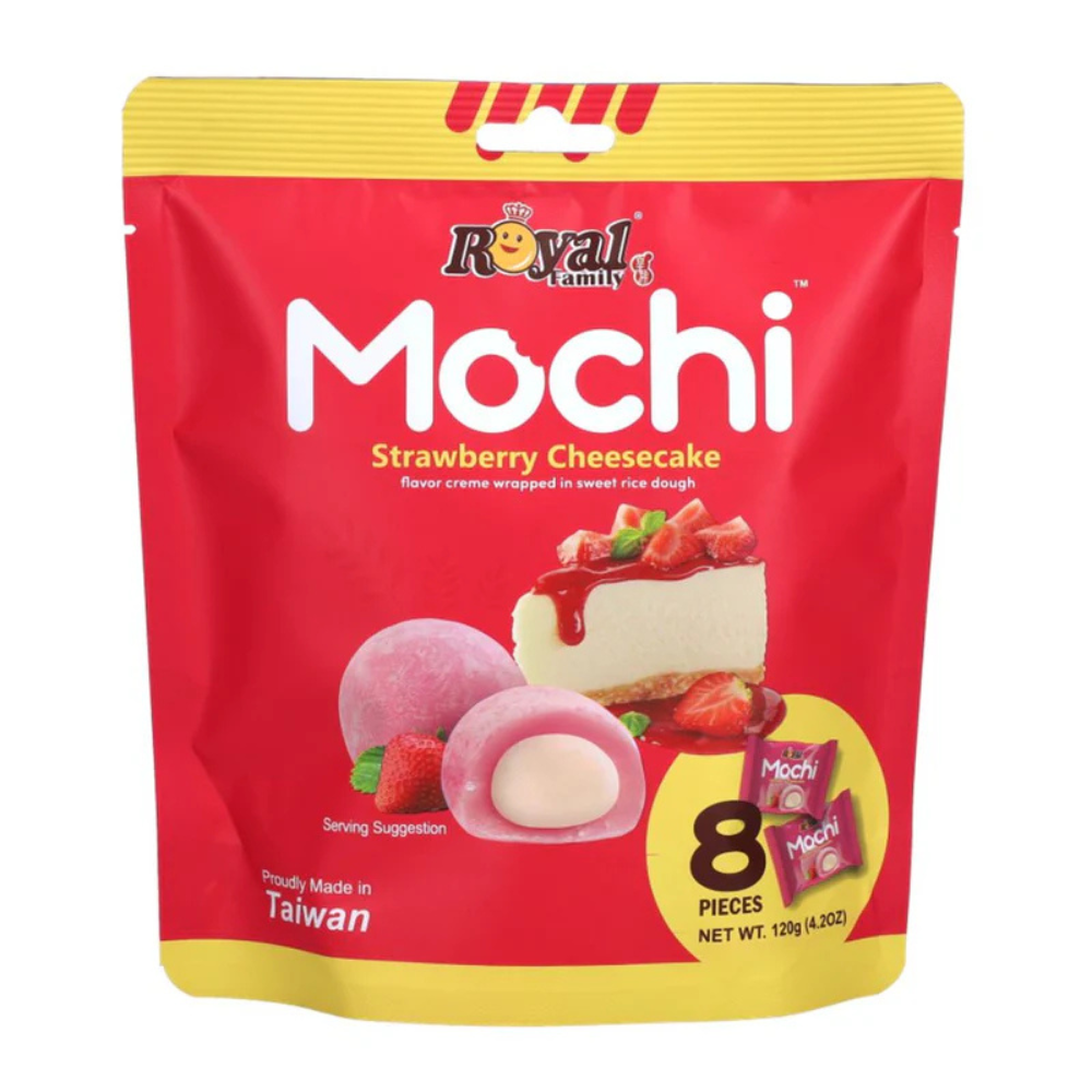 Royal Family Strawberry Cheesecake Mochi