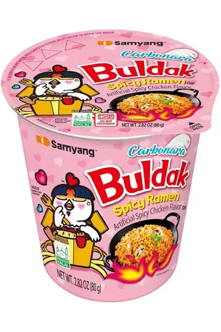 Samyang Buldak Carbonara Cup 80g (Case of 6)