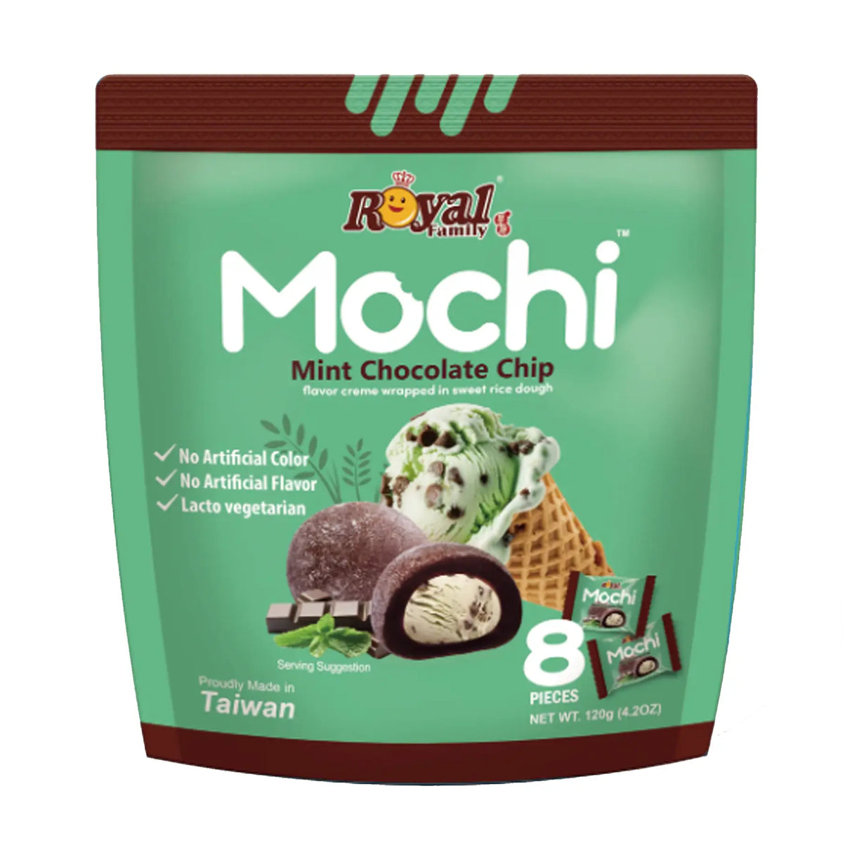 Royal Family Mint Chocolate Chip Mochi