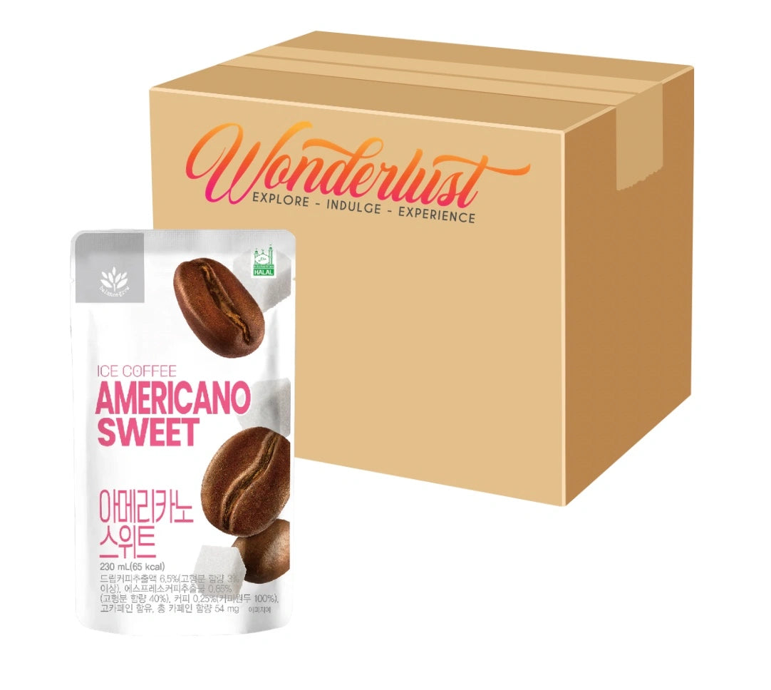 Balance Grow Americano Sweet pouch drink 230ml case of 50