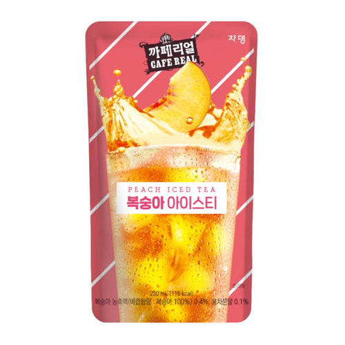 Cafe Real Peach 230ml product pouch