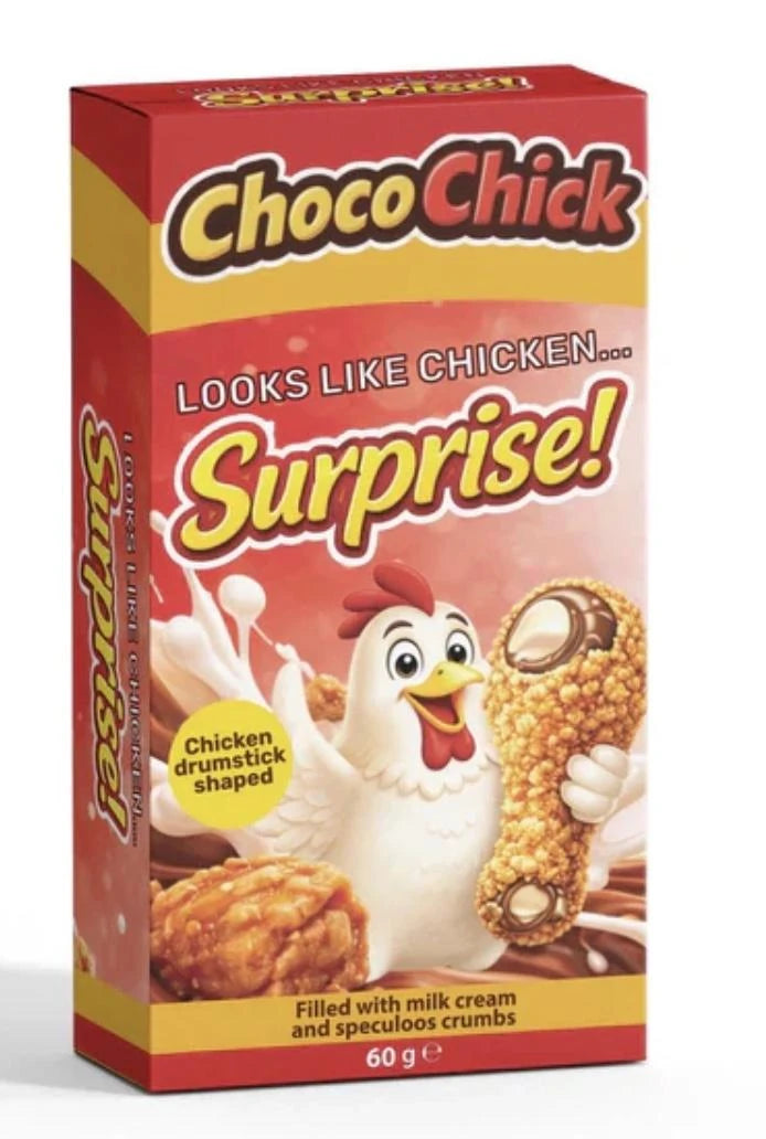 Choco Chick chocolate chicken-shaped snack box