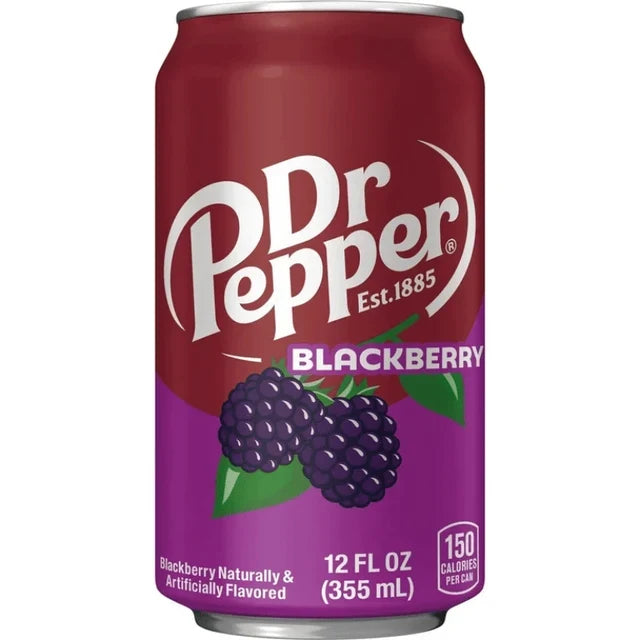Dr Pepper Blackberry USA 355ml (Case of 12)