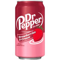 Dr Pepper Strawberries & Cream USA 355ml (Case of 12)