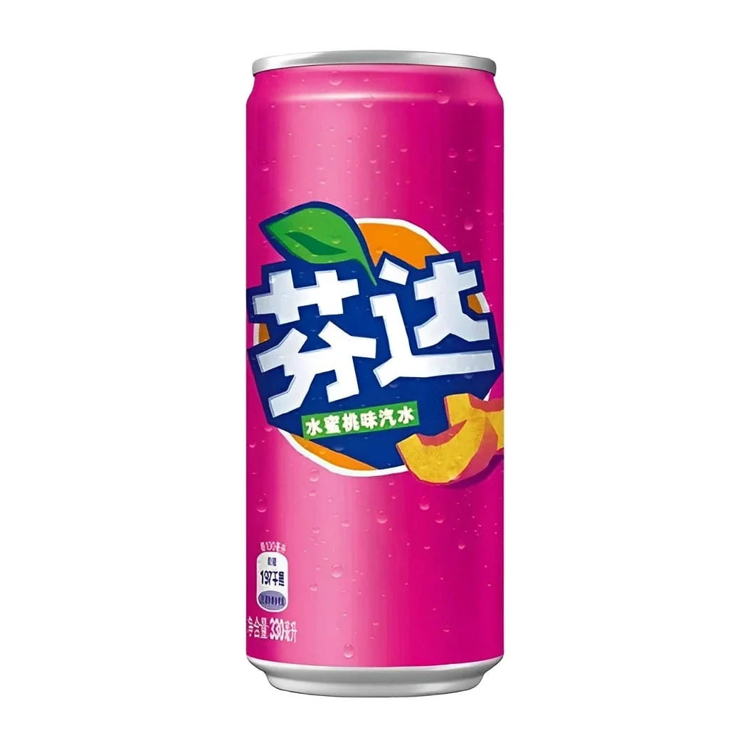 Fanta China Peach Can 330ml (Case of 12)