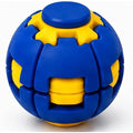 Blue and yellow Fingertip Gyro Lightup toy