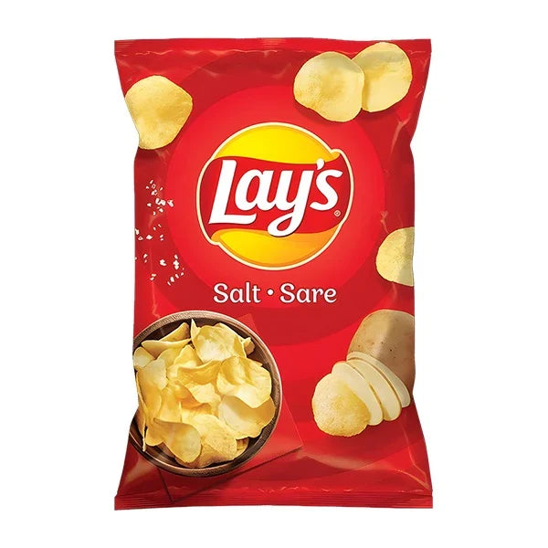 Lays Salt EU 125g (Case of 21)