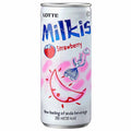 Lotte Milkis Strawberry 250ml can