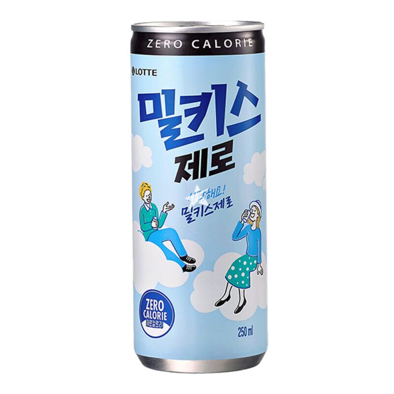 Lotte Chilsung Milkis Zero 250ml can