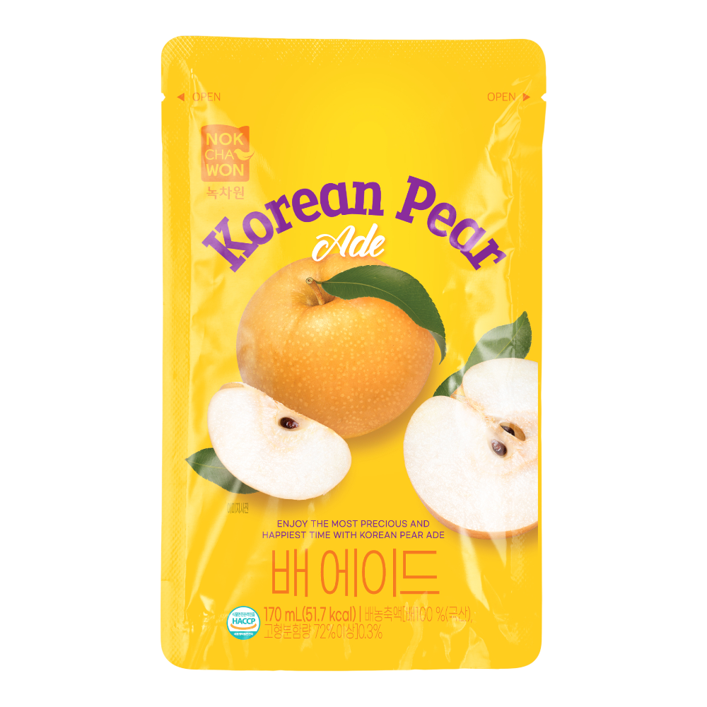 Nokchawon Korean Pear Ade 170ml pouch