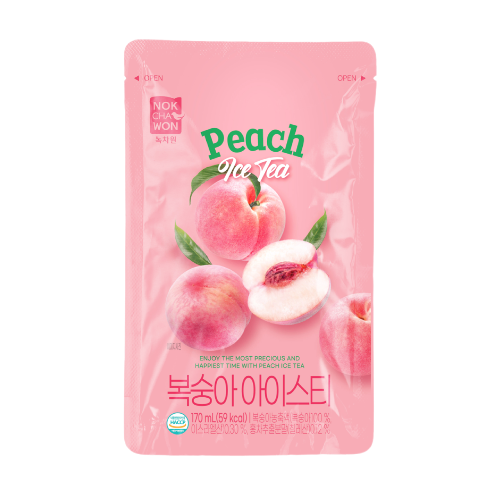Nokchawon Peach Ice Tea 170ml pouch