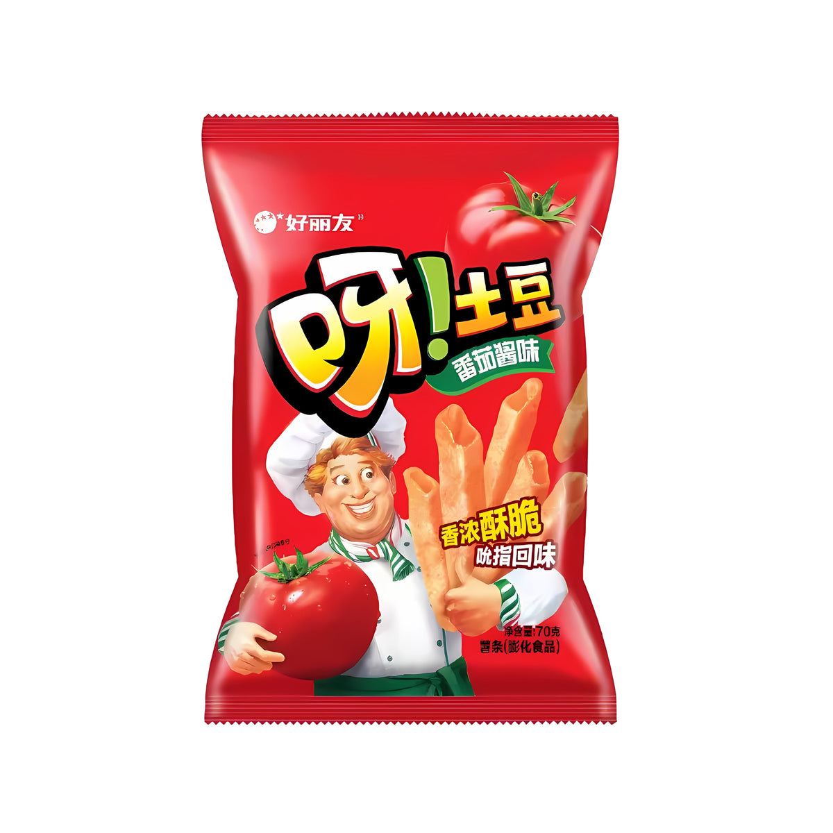 Orion Okarto Ketchup 70g Chinese potato snack bag