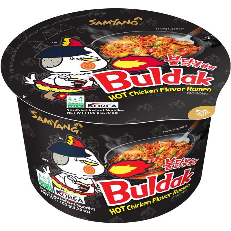 Samyang Buldak Original Hot Chicken 105g bowl