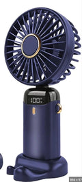 Synchronics handheld fan with digital battery display