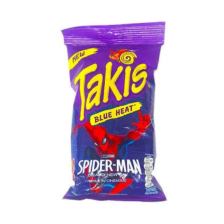 Takis Blue Heat rolled tortilla chips bag